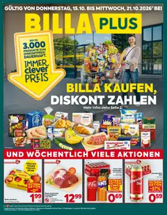 Vorschau Billa Plus Flugblatt gültig ab 15.10.2026