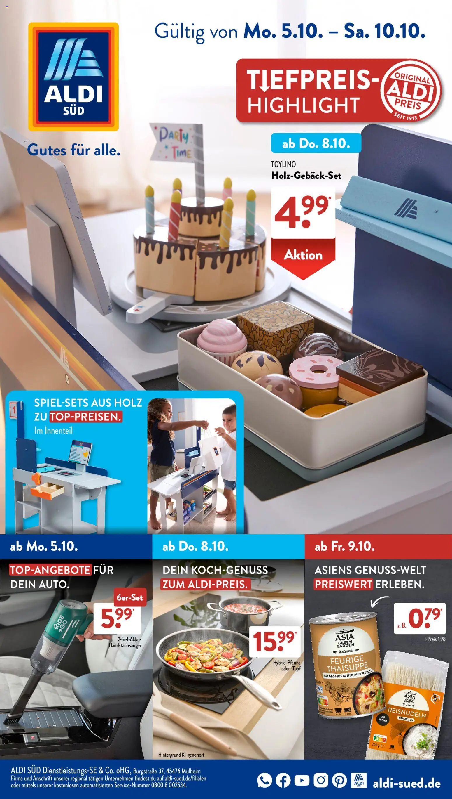 Aldi Süd Prospekt - Seite 1 - gültig ab 05.10.2026