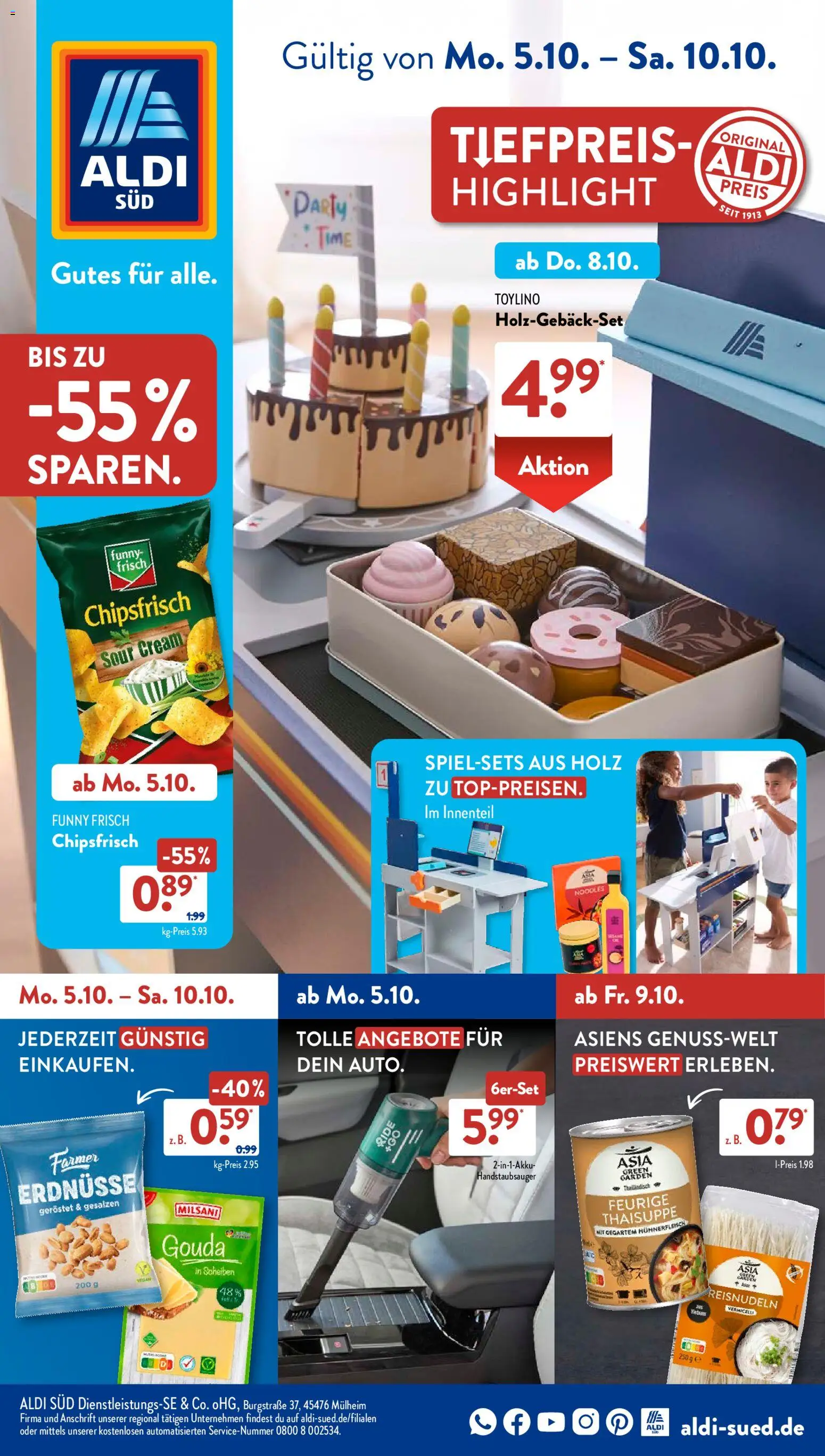 Aldi Süd Prospekt - Seite 1 - gültig ab 05.10.2026