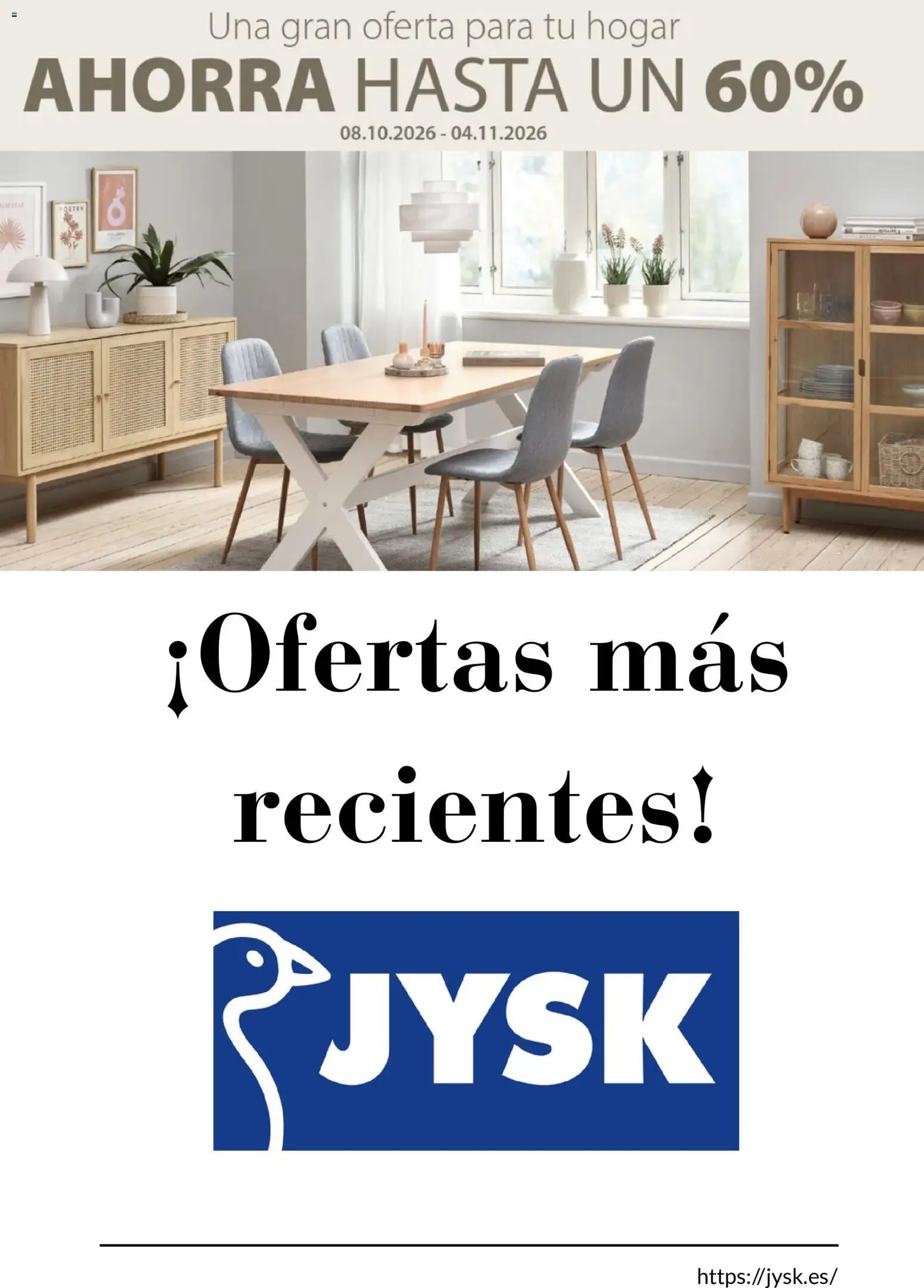 JYSK catálogo - Página de 1 - Válido desde 08/10/2026