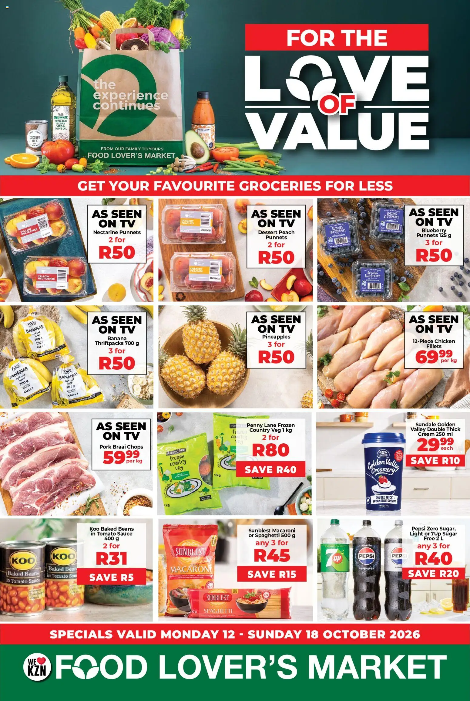 Food Lover's Market KwaZulu-Natal - Weekly Specials - page 1- valid from 12/10/2026