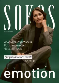 Esikatselu Sokos tarjoukset - Emotion voimassa alkaen 31/08/2026