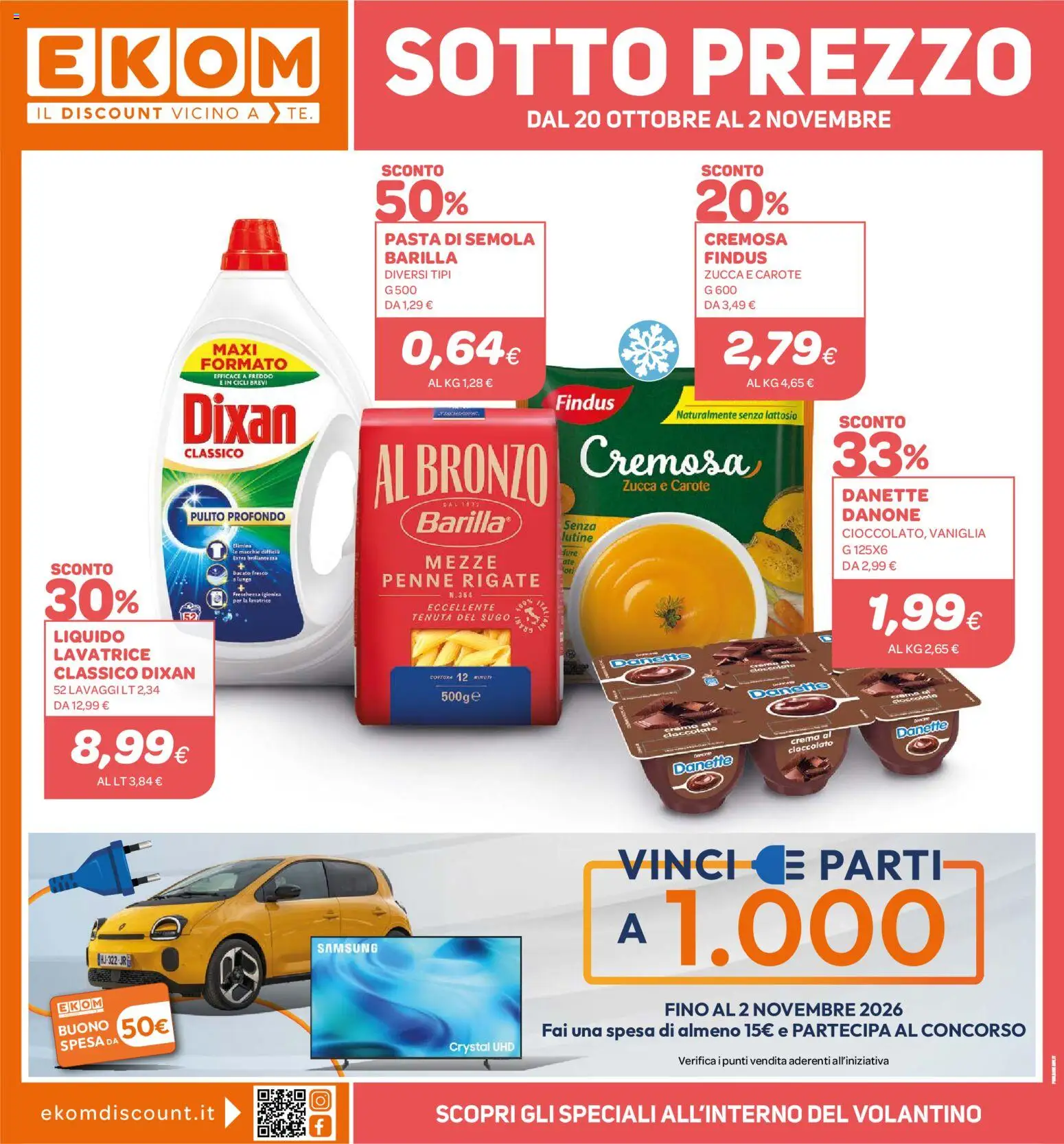 Ekom volantino - pagina 1 - valido dal 20/10/2026
