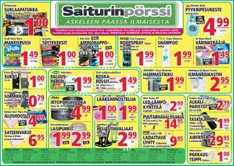 Esikatselu Saiturinpörssi tarjoukset voimassa alkaen 24/09/2026