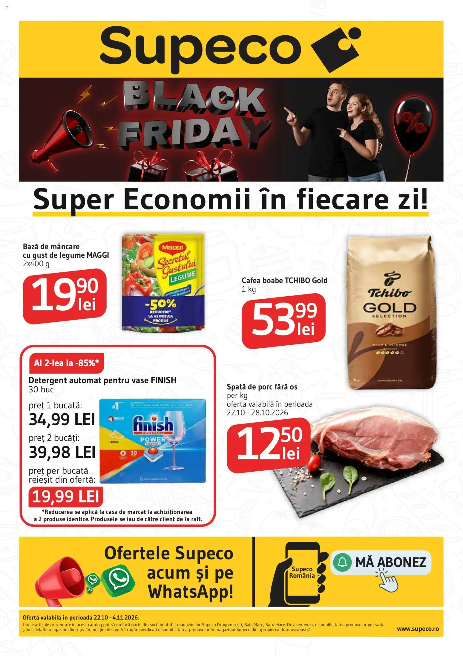 Supeco Black Friday - pagina 1- valabil de la 22.10.2026