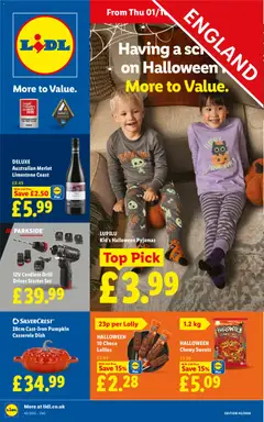 Weekly offers Lidl England valid from 01/10/2026