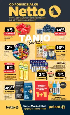 Podgląd Netto gazetka od poniedziałku ważny od 26.10.2026