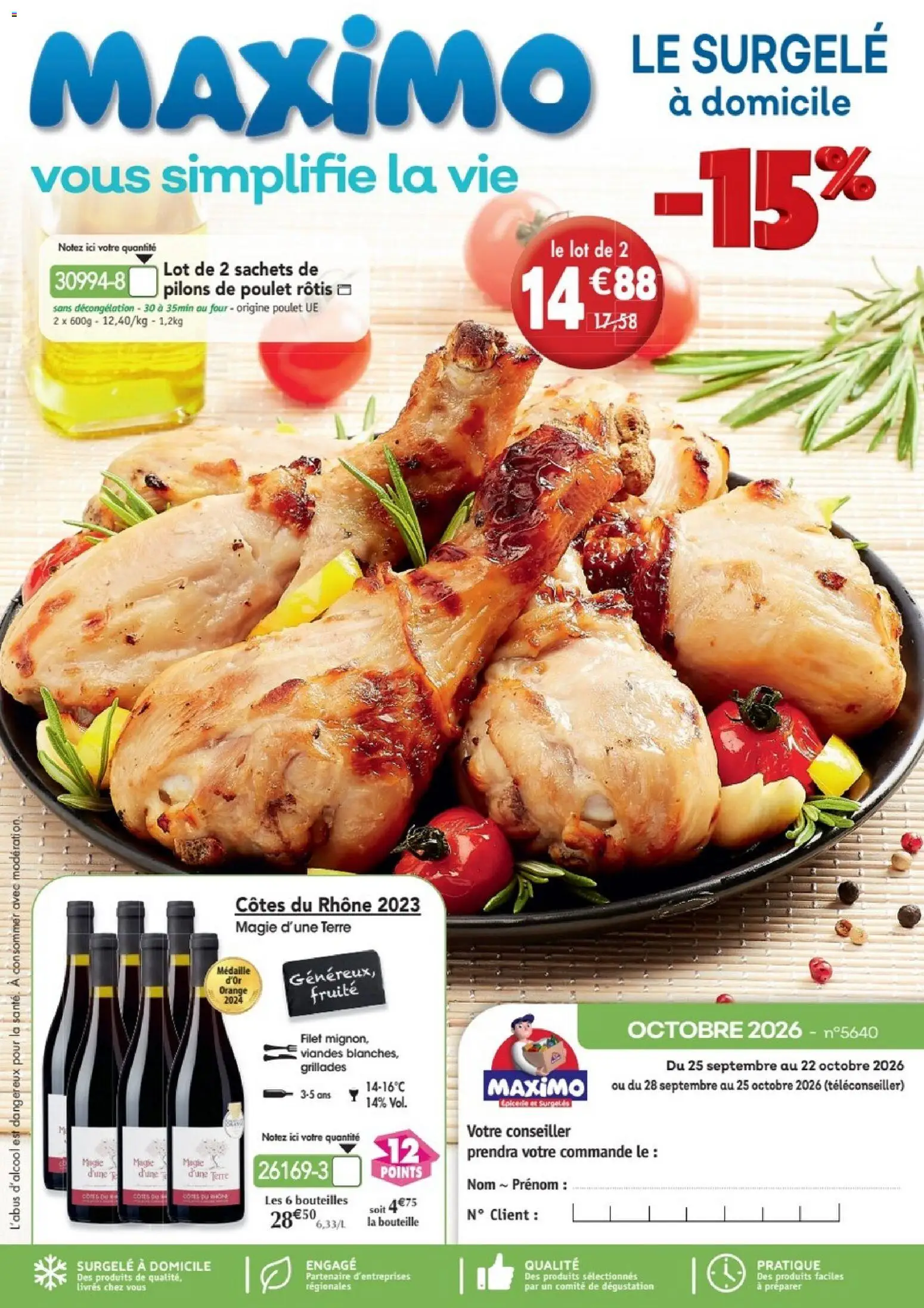 Maximo catalogue - page 1 - valable à partir du 28/09/2026