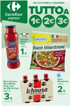 Anteprima Carrefour volantino valida dal 22/10/2026