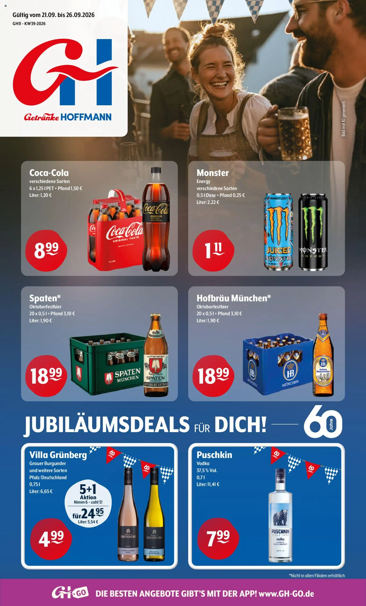 Getränke Hoffmann Prospekt - Seite 1 - gültig ab 21.09.2026