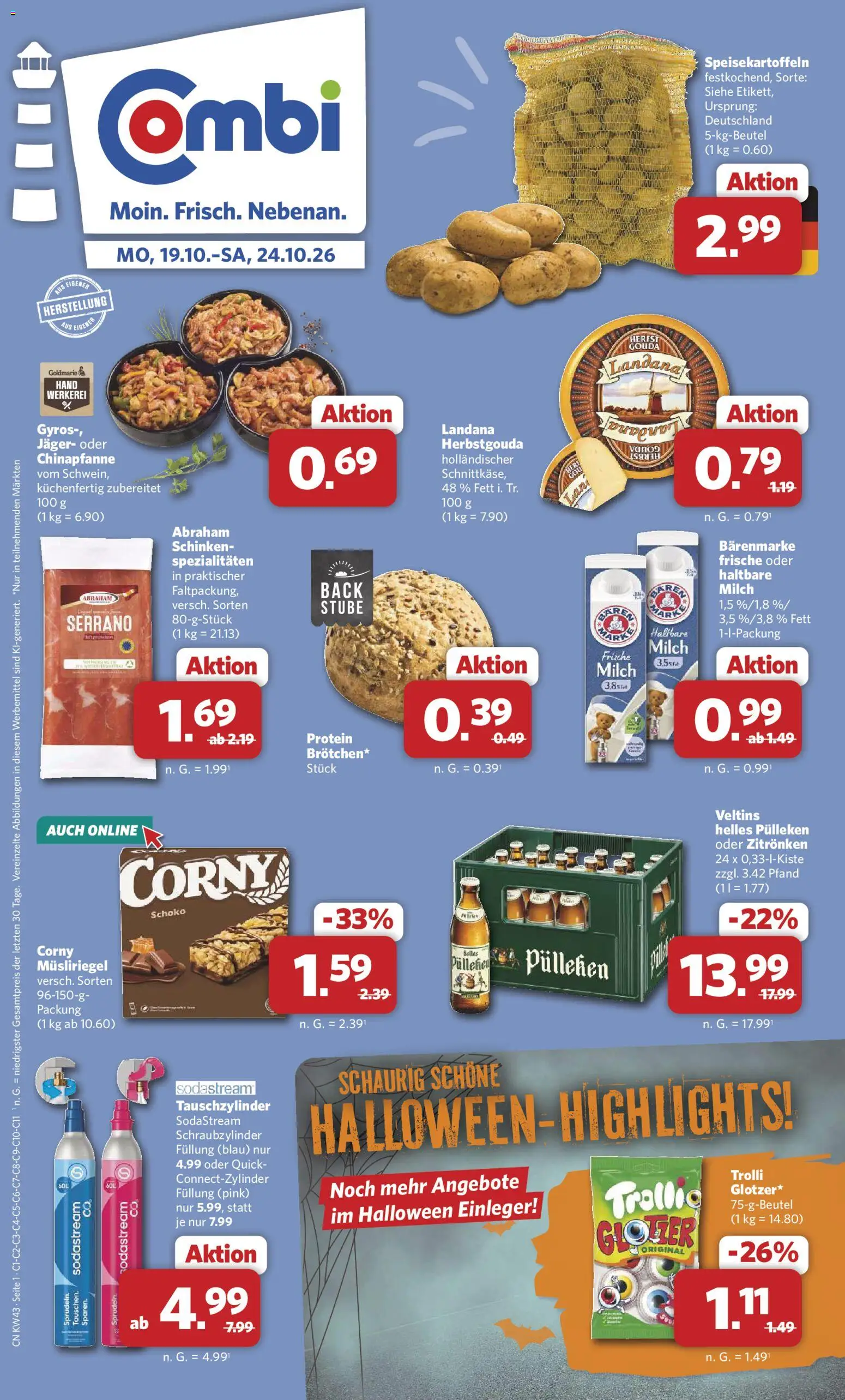 Combi Prospekt - Seite 1 - gültig ab 19.10.2026