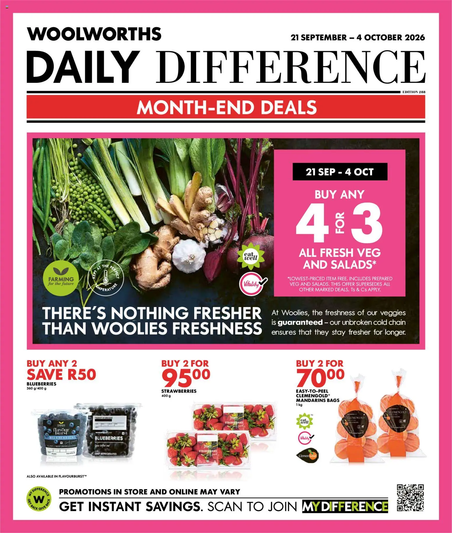 Woolworths Specials - page 1- valid from 21/09/2026