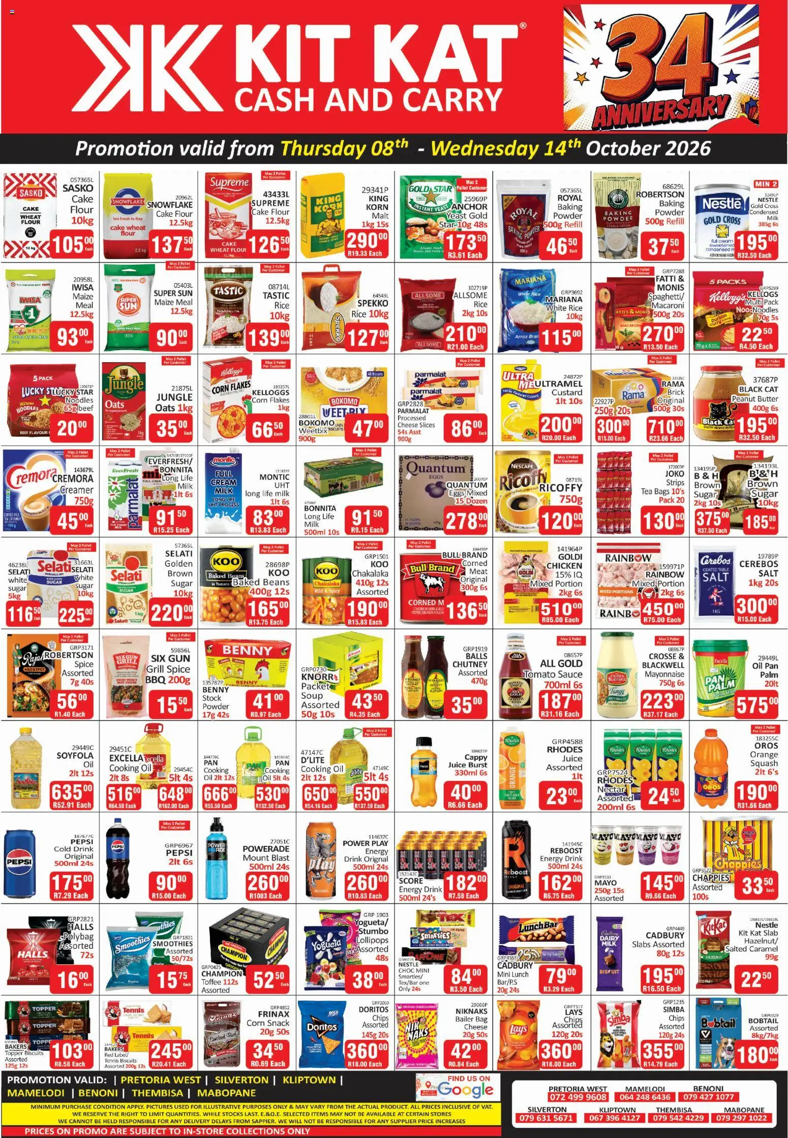 KIT KAT Cash & Carry Specials - page 1- valid from 08/10/2026