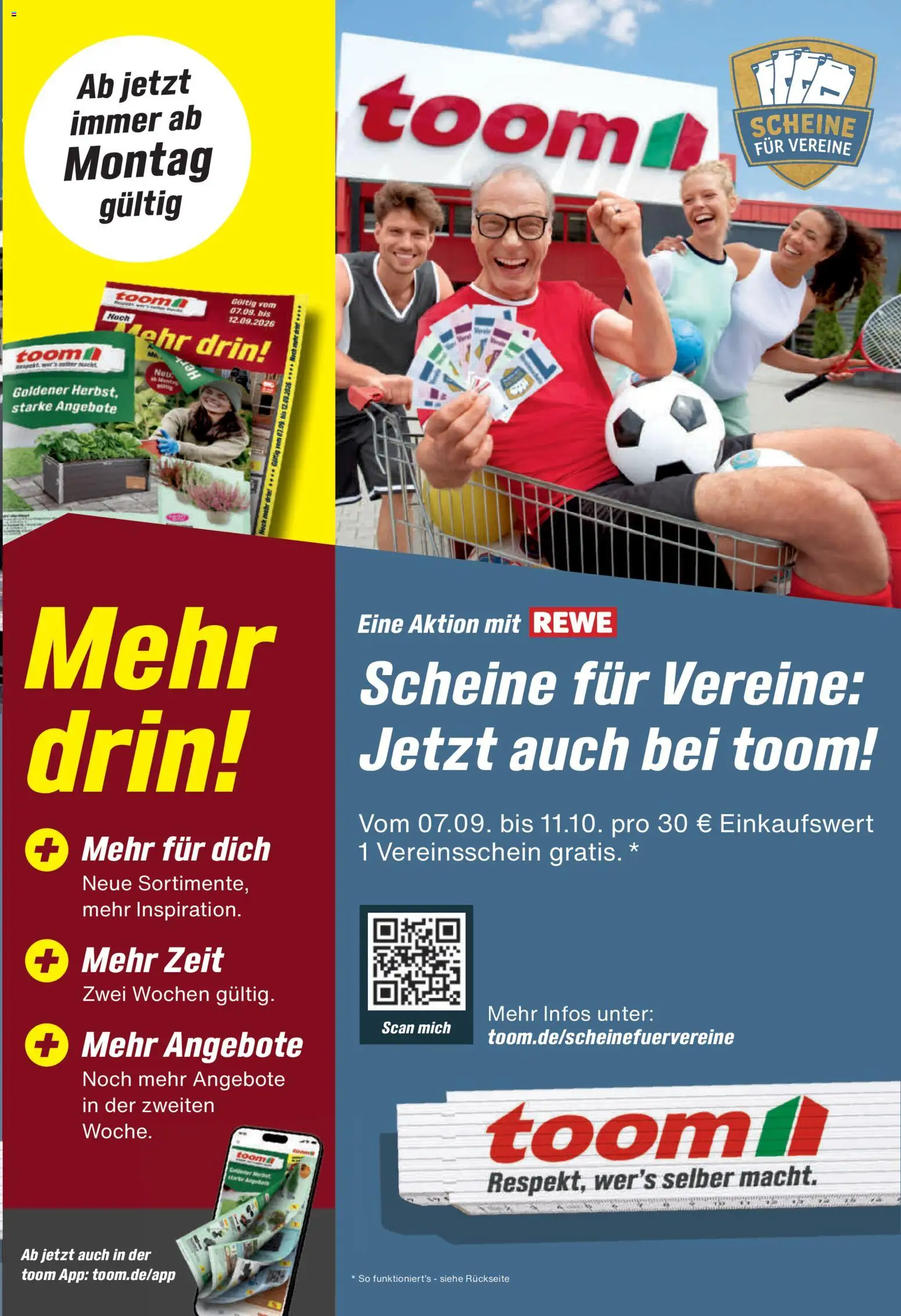Toom Baumarkt Prospekt - Seite 1 - gültig ab 14.09.2026