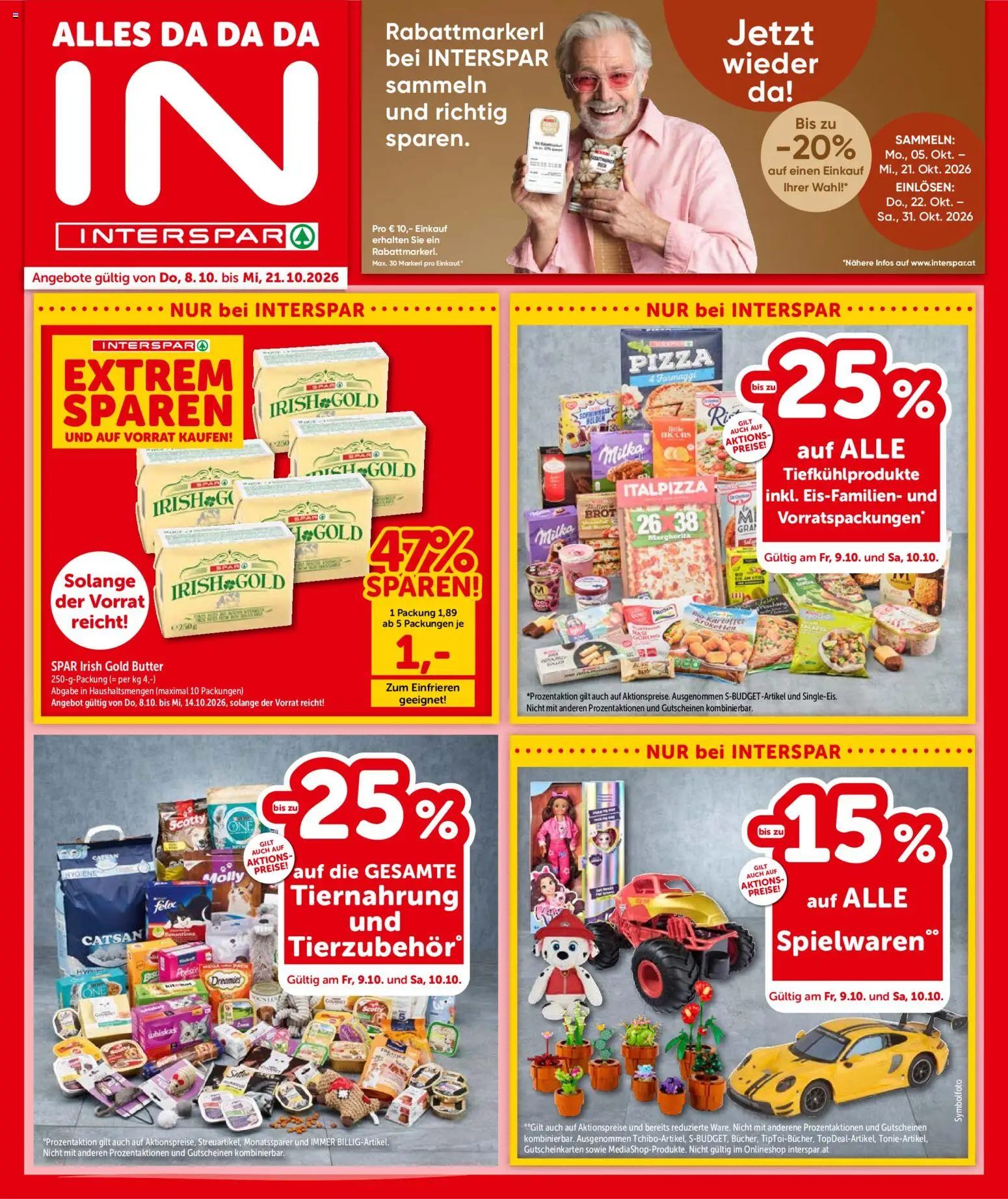 Interspar Flugblatt - Seite 1- gültig ab 08.10.2026