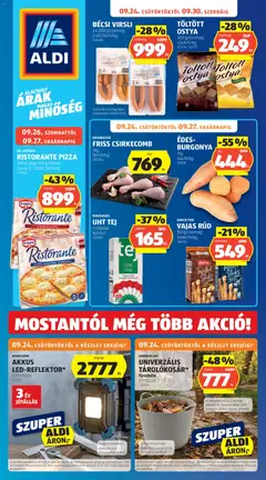 Előnézet Aldi akciós újság érvényes 2026.09.24.-tól