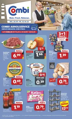Vorschau Combi Prospekt gültig ab 28.09.2026
