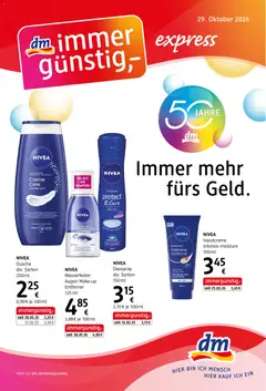 Vorschau dm drogerie markt Flugblatt gültig ab 29.10.2026