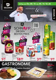 Vorschau Selgros Prospekt gültig ab 08.10.2026