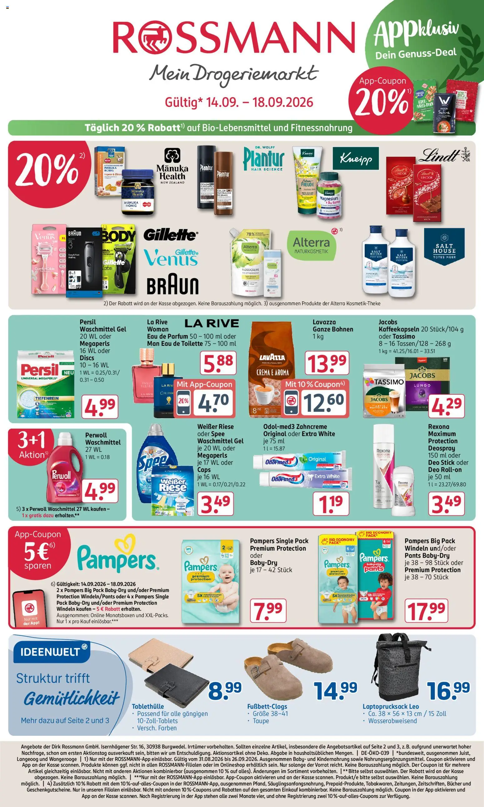 Rossmann Prospekt - Seite 1 - gültig ab 14.09.2026