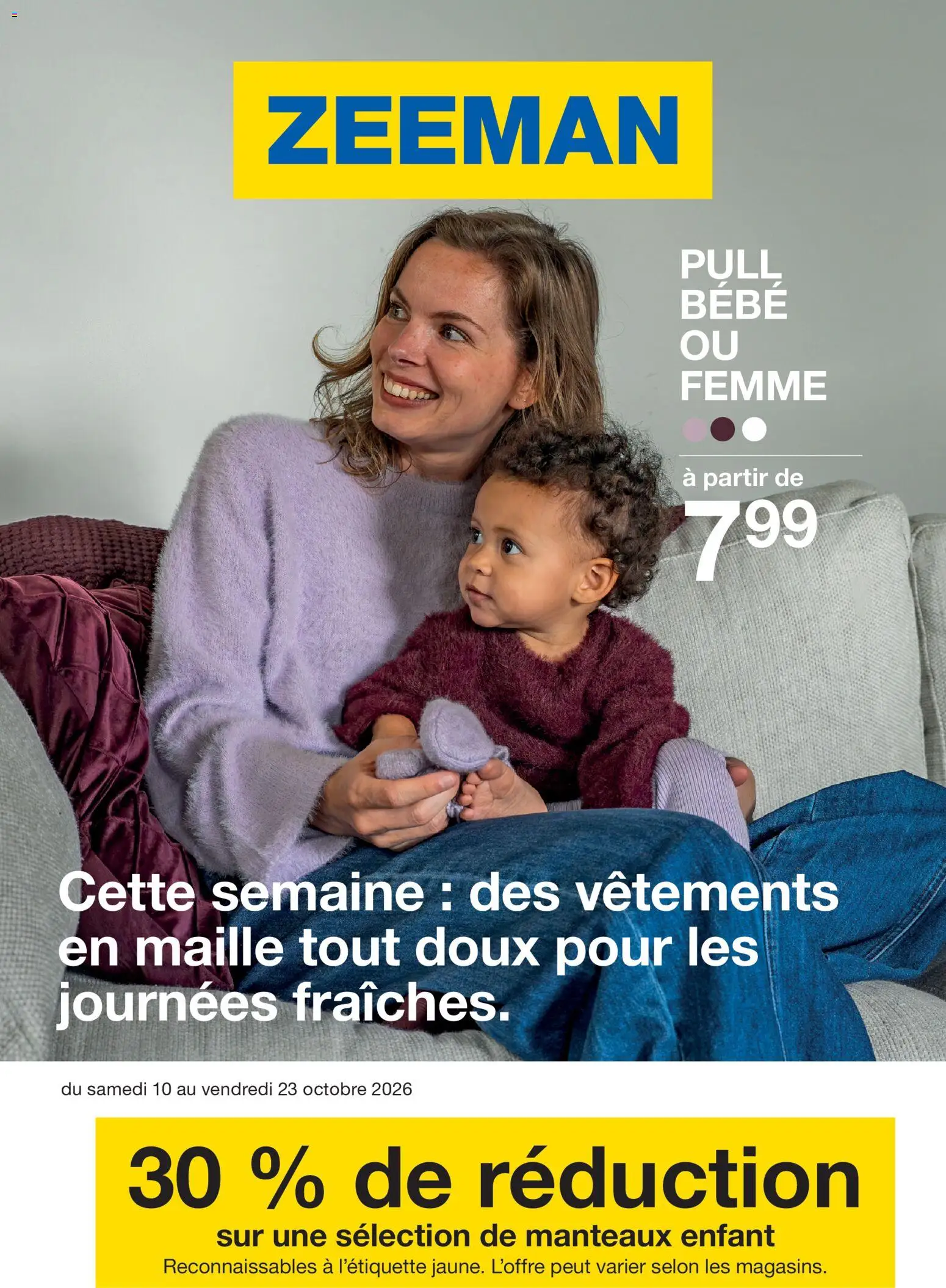 Zeeman catalogue - page 1 - valable à partir du 10/10/2026