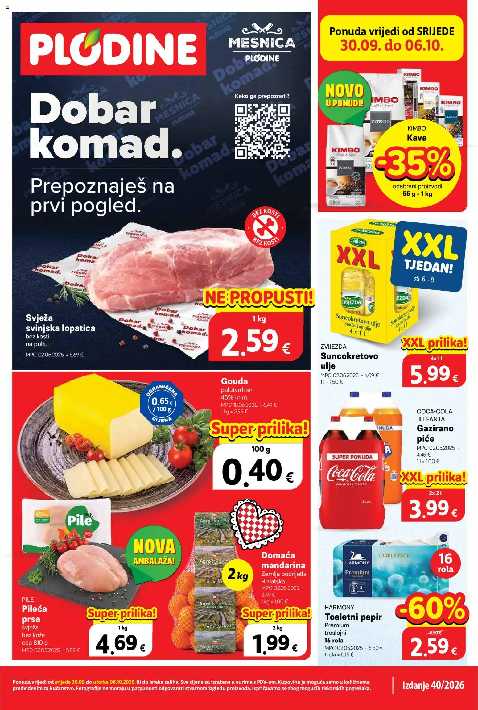 Plodine Katalog - stranica 1- važeći od 30.09.2026