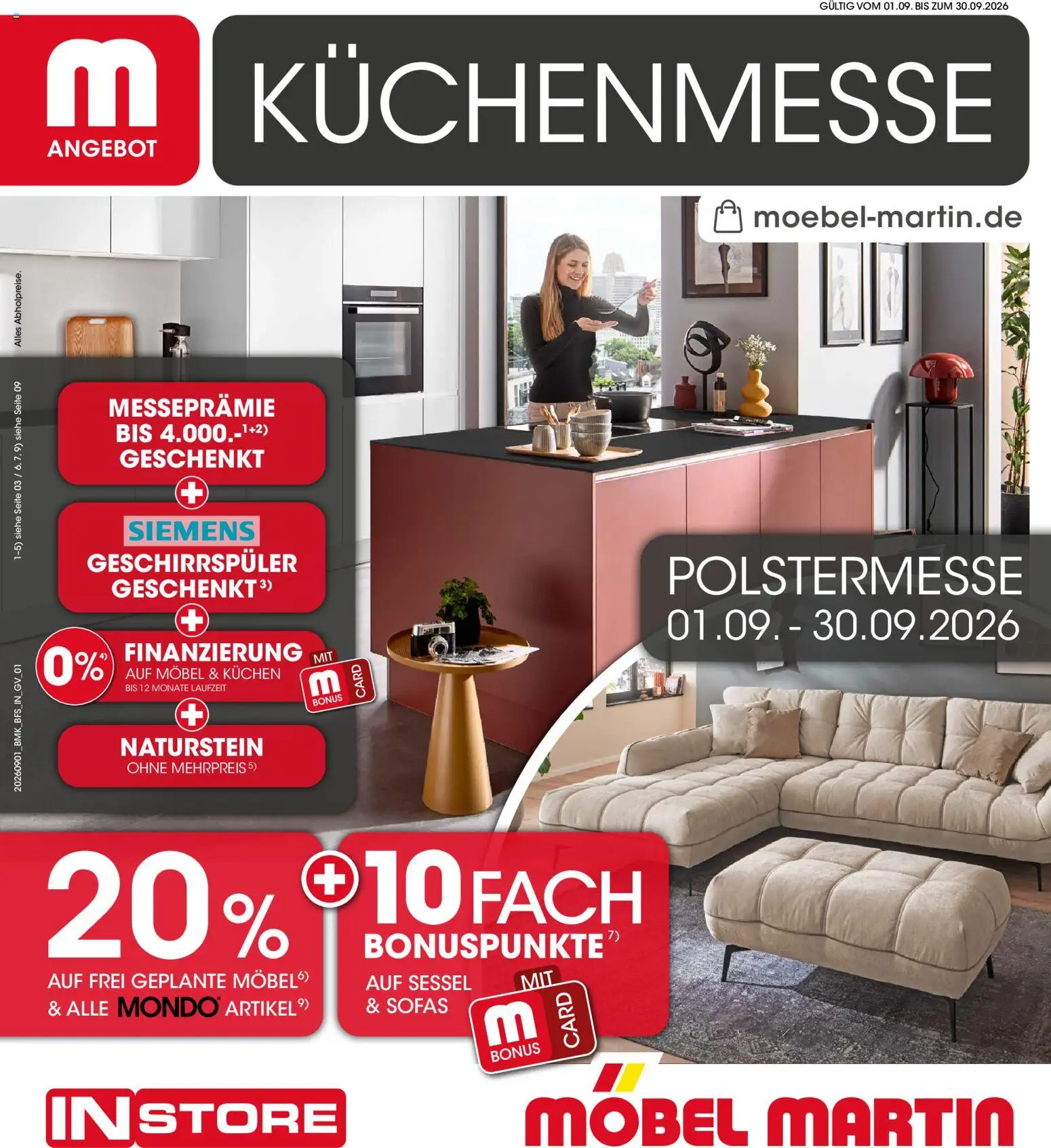 Möbel Martin Prospekt - Seite 1 - gültig ab 01.09.2026
