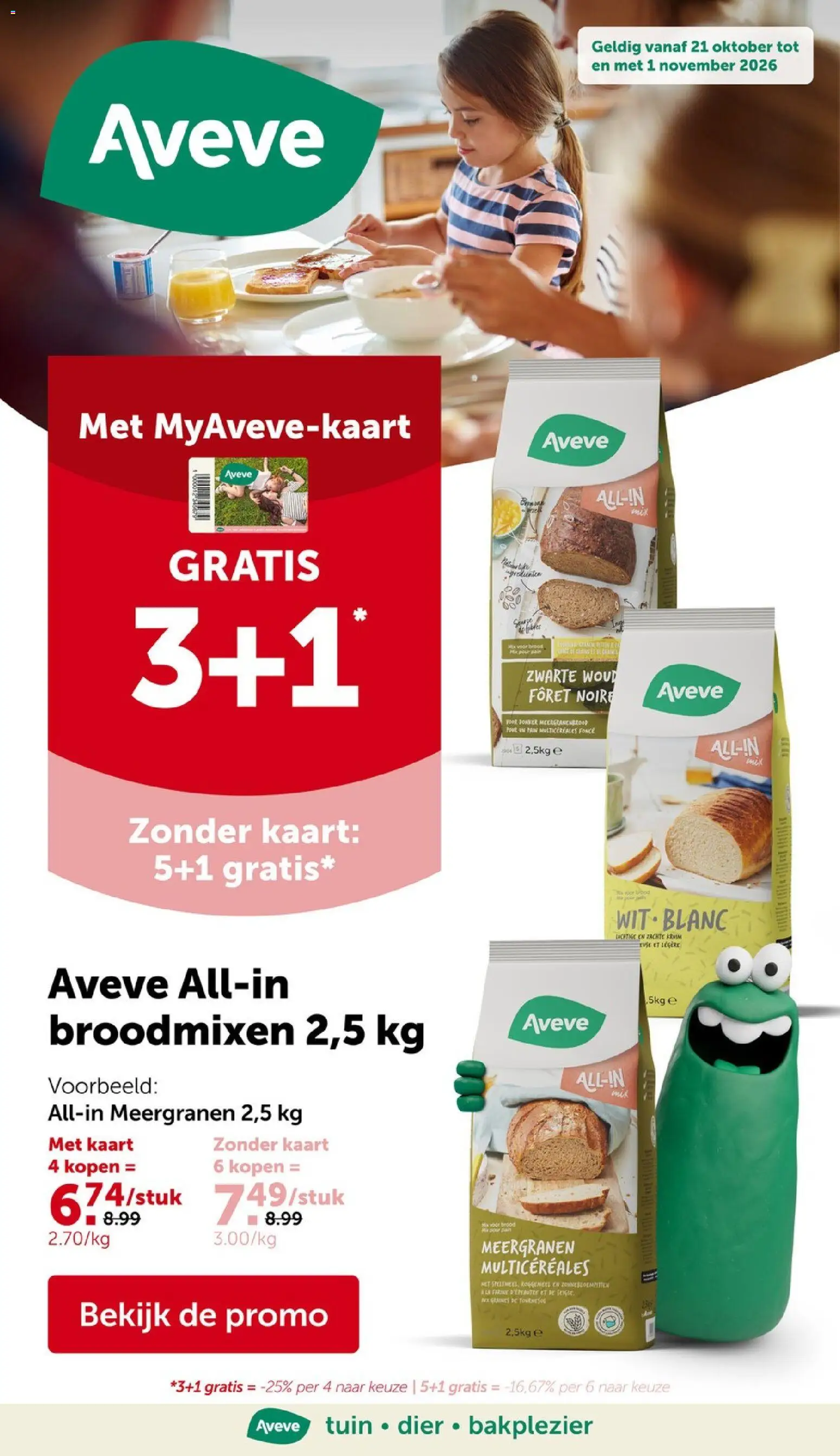 Aveve folder - pagina 1- geldig vanaf 21/10/2026