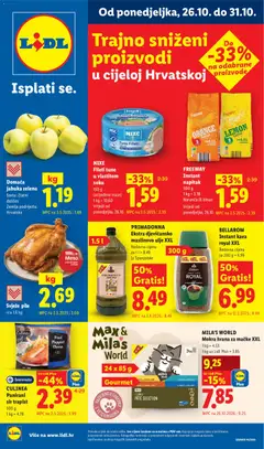 Lidl katalog od 26.10.2026