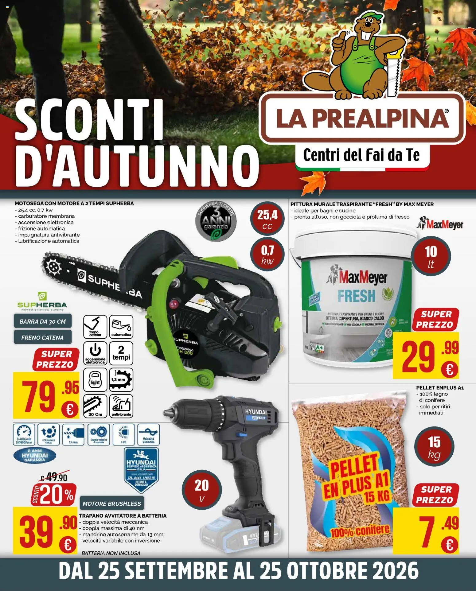 La Prealpina volantino - pagina 1 - valido dal 25/09/2026