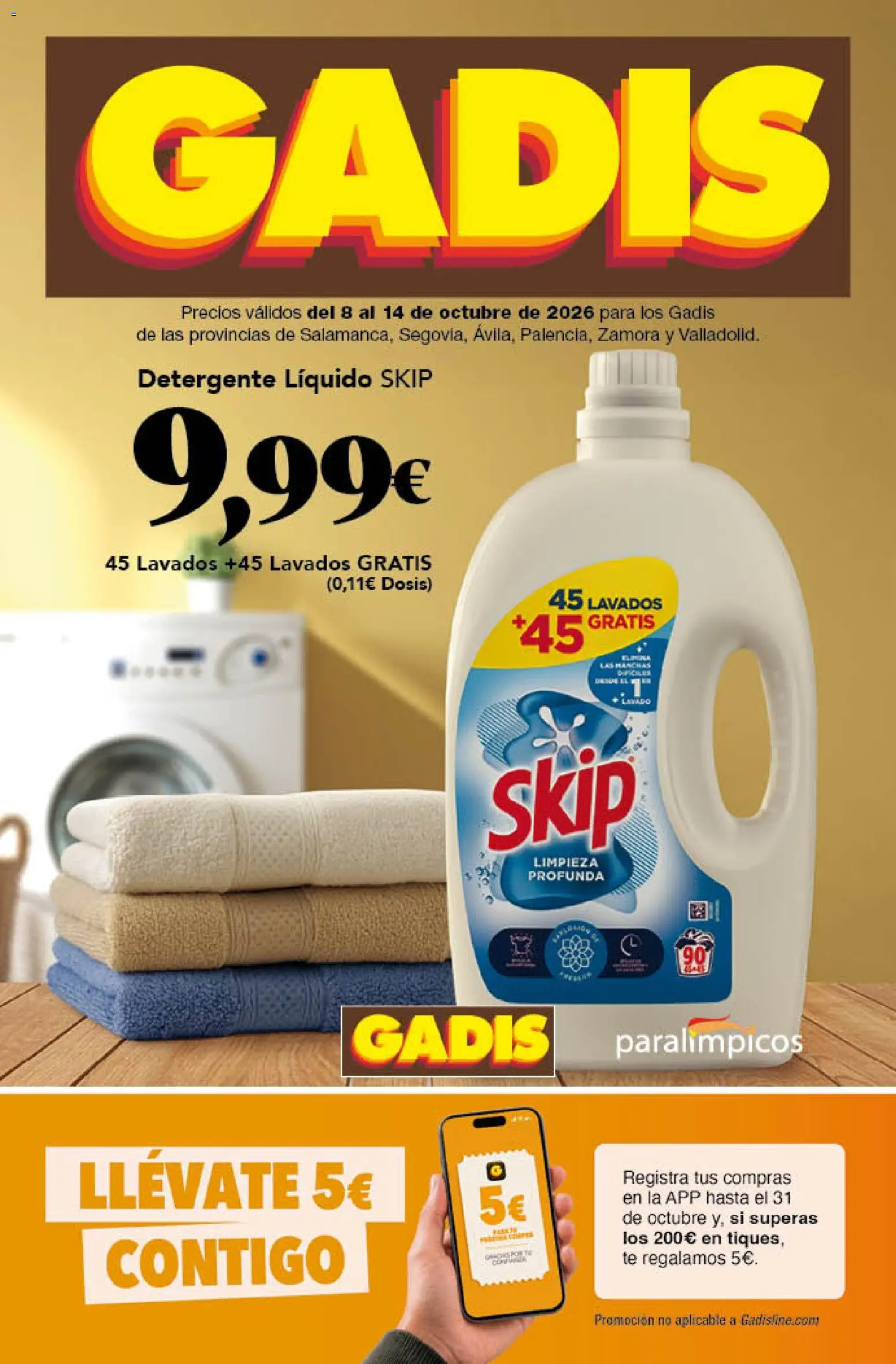 Gadis - folleto - Página de 1 - Válido desde 08/10/2026