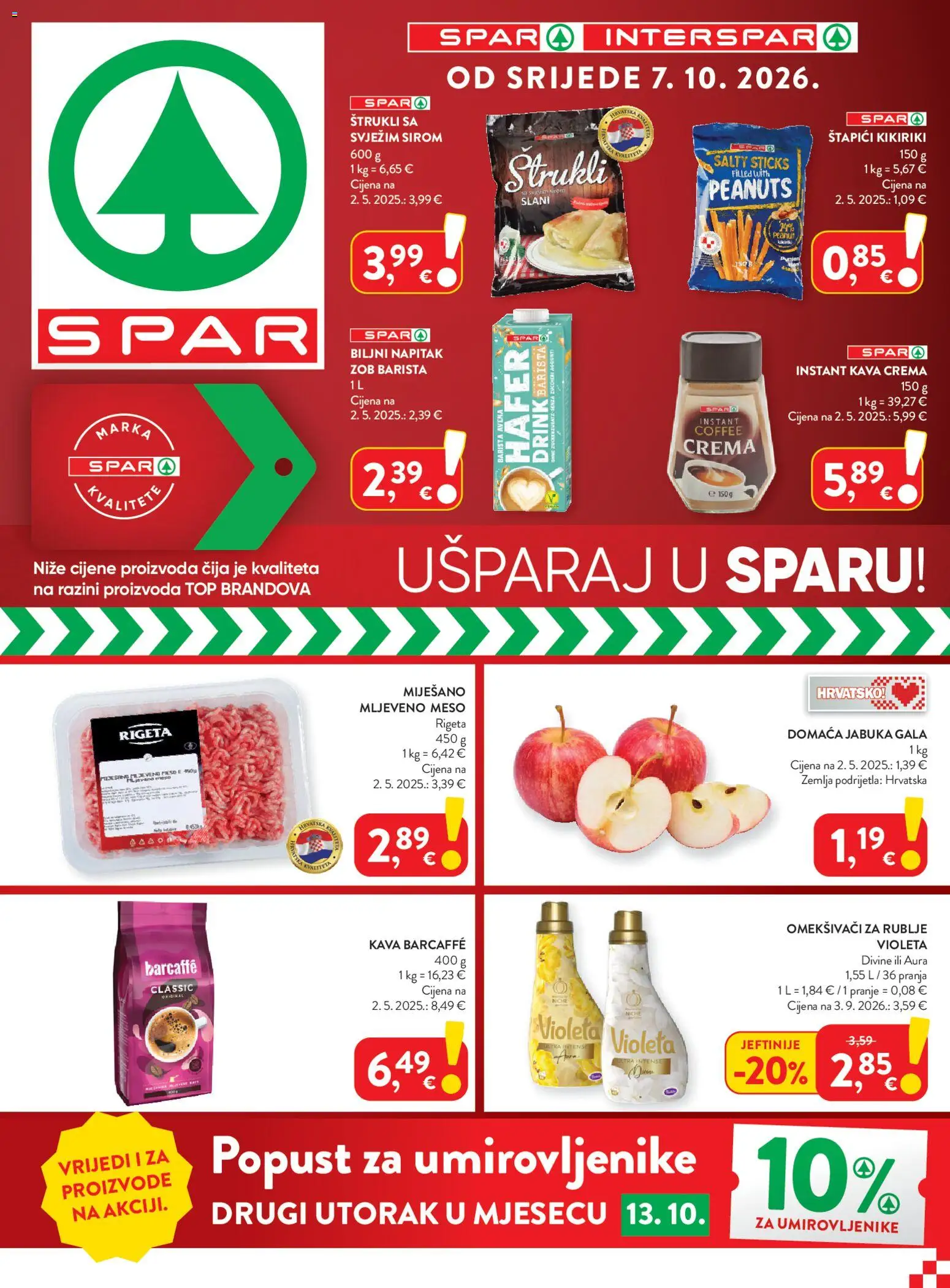 Interspar Katalog - stranica 1- važeći od 07.10.2026