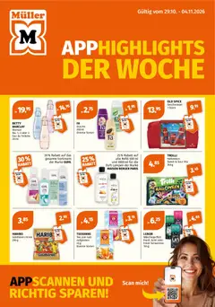 Vorschau Müller aktionen App Highlights der Woche gültig ab 29.10.2026
