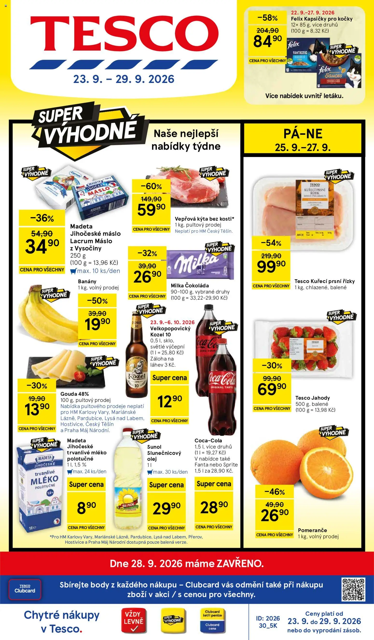 Tesco leták - Hypermarket - strana 1- platný od 23.09.2026