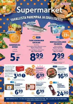 Esikatselu K-Supermarket tarjoukset voimassa alkaen 01/10/2026