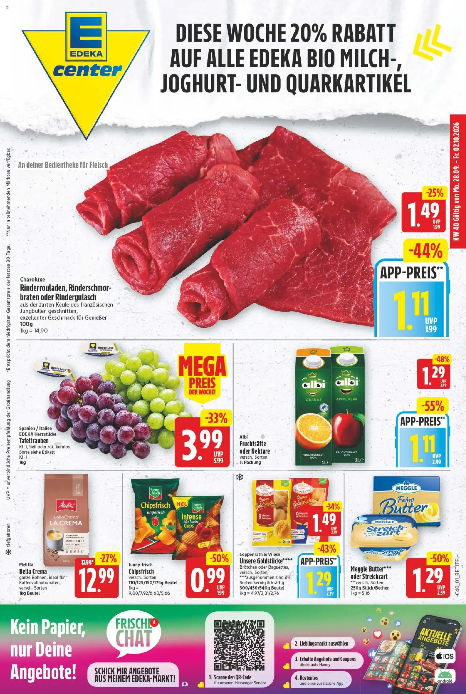 E center Prospekt - Seite 1 - gültig ab 28.09.2026