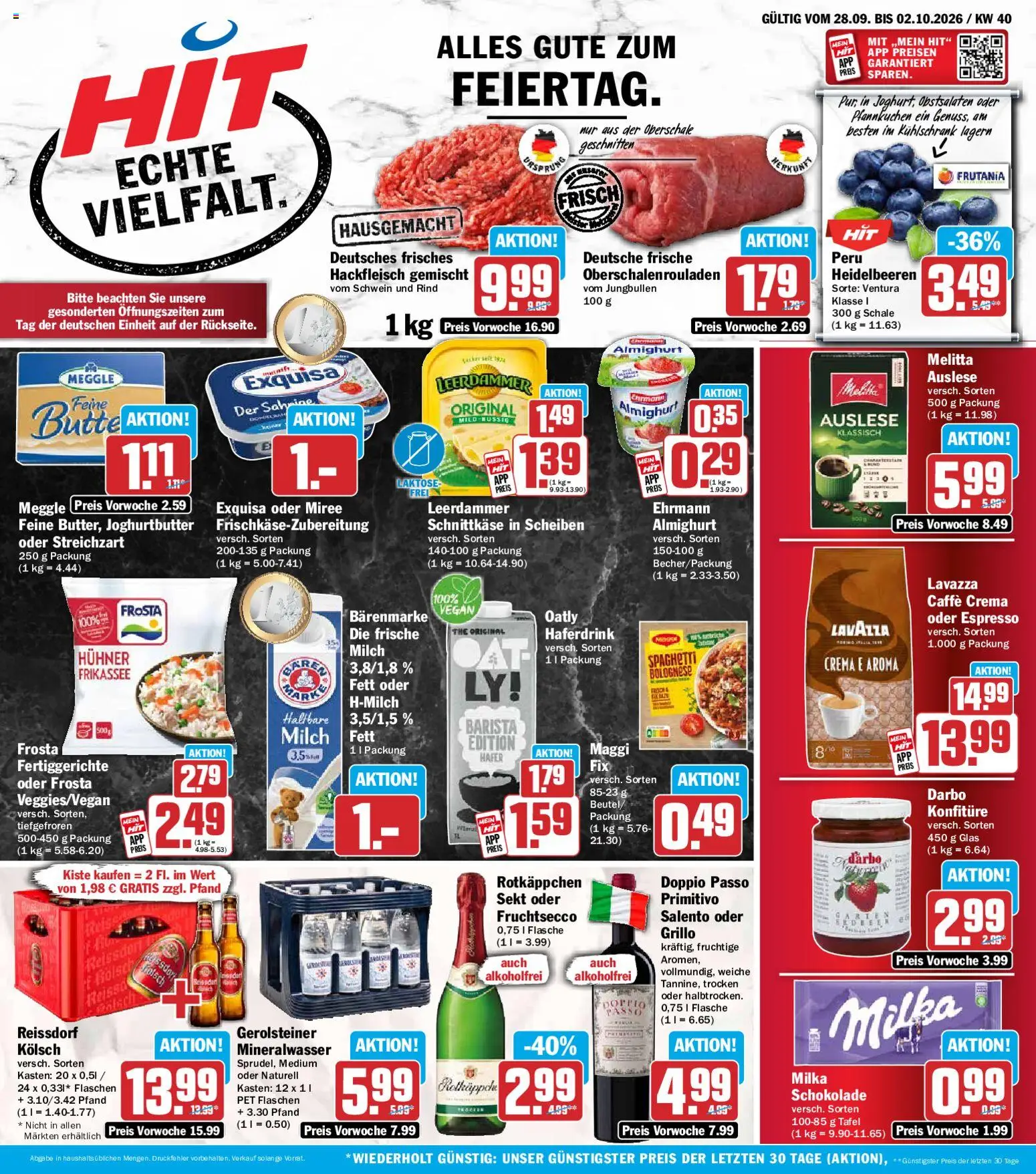 HIT Prospekt - Seite 1 - gültig ab 28.09.2026