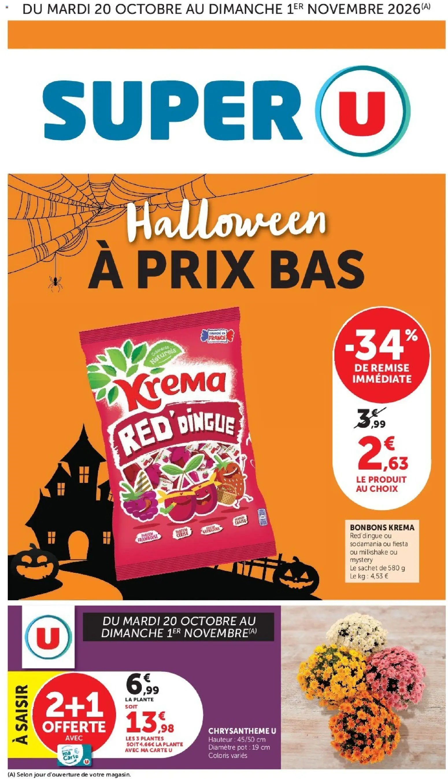 Super U catalogue - page 1 - valable à partir du 20/10/2026