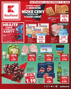 Előnézet Kaufland SK akciós újság érvényes 2026.10.01.-tól