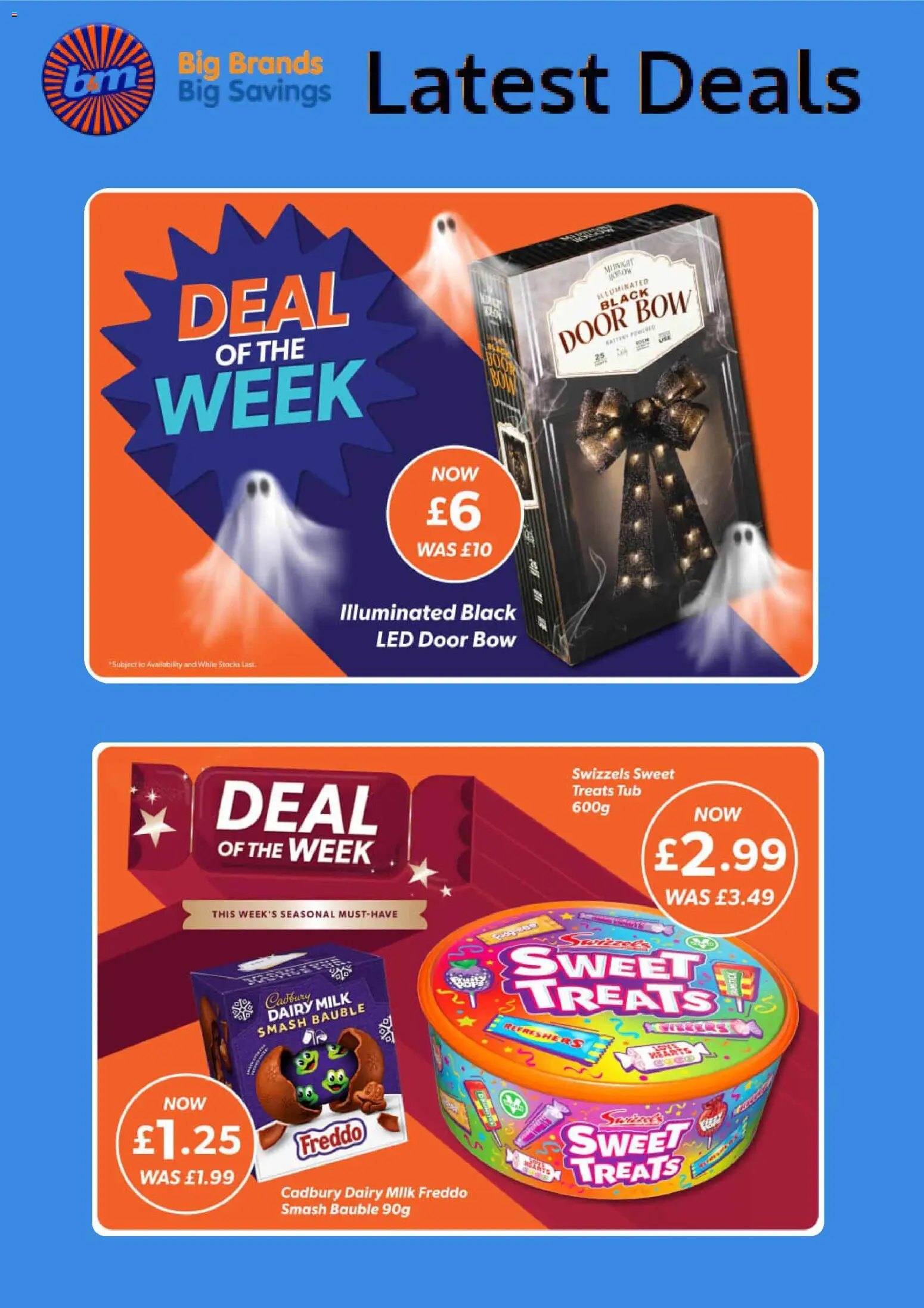 B&M - Offers - page 1- valid from 21/10/2026