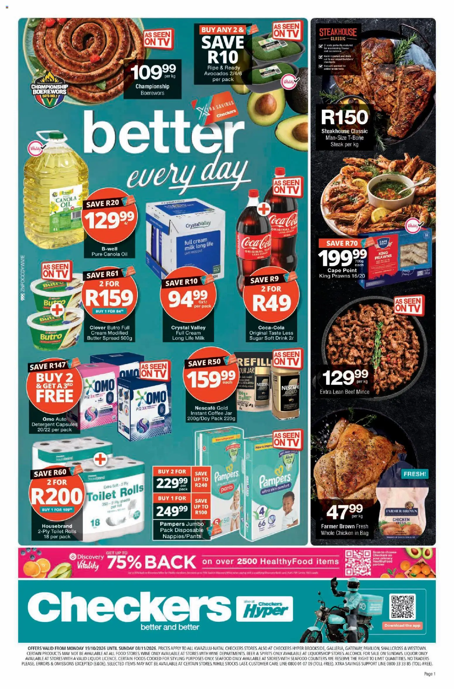 Checkers Specials - page 1- valid from 19/10/2026