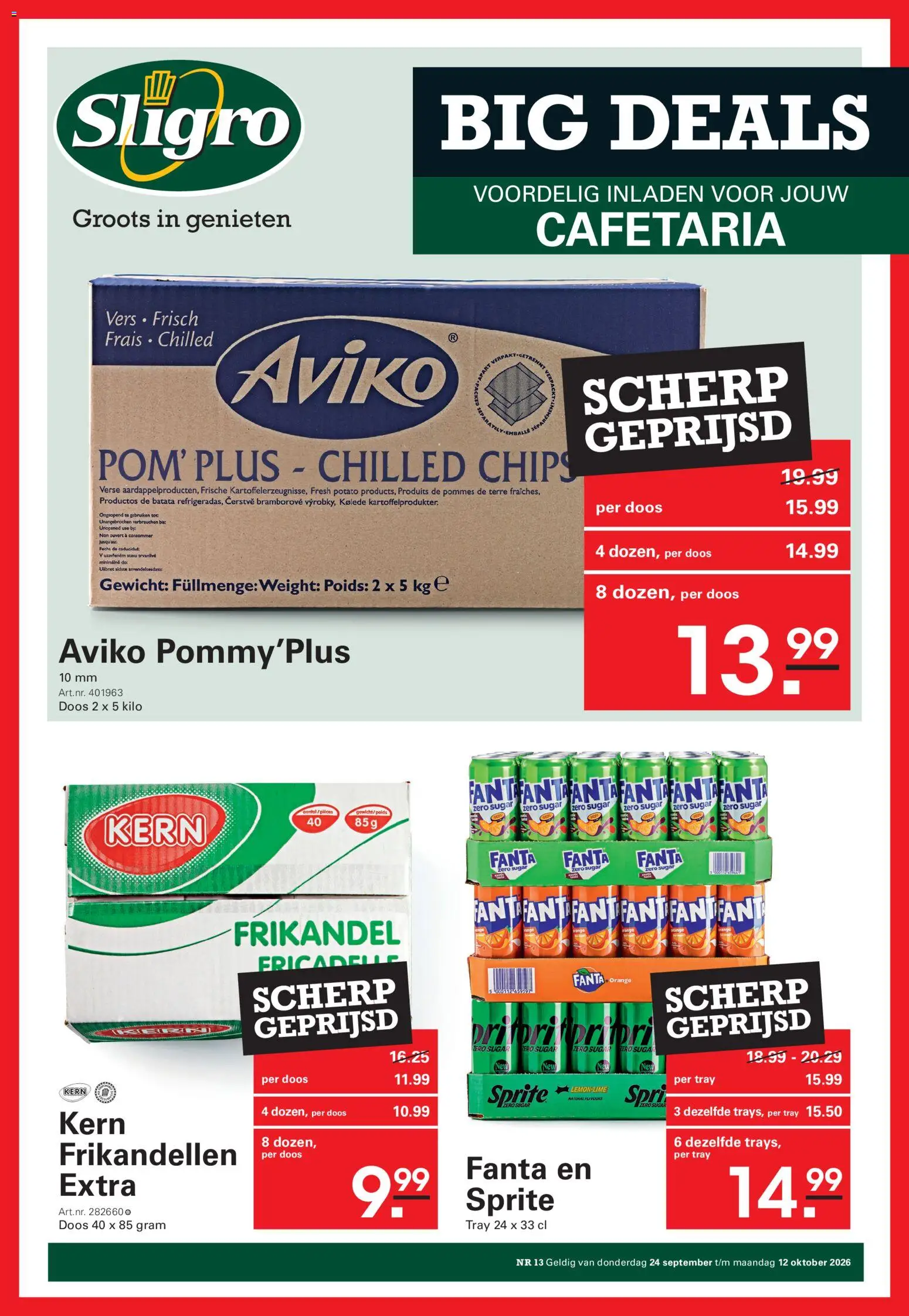 Sligro folder - pagina 1- geldig vanaf 24-09-2026