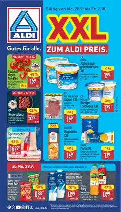 Vorschau Aldi Prospekt gültig ab 28.09.2026