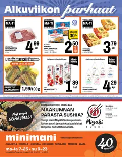 Esikatselu Minimani tarjoukset voimassa alkaen 19/10/2026