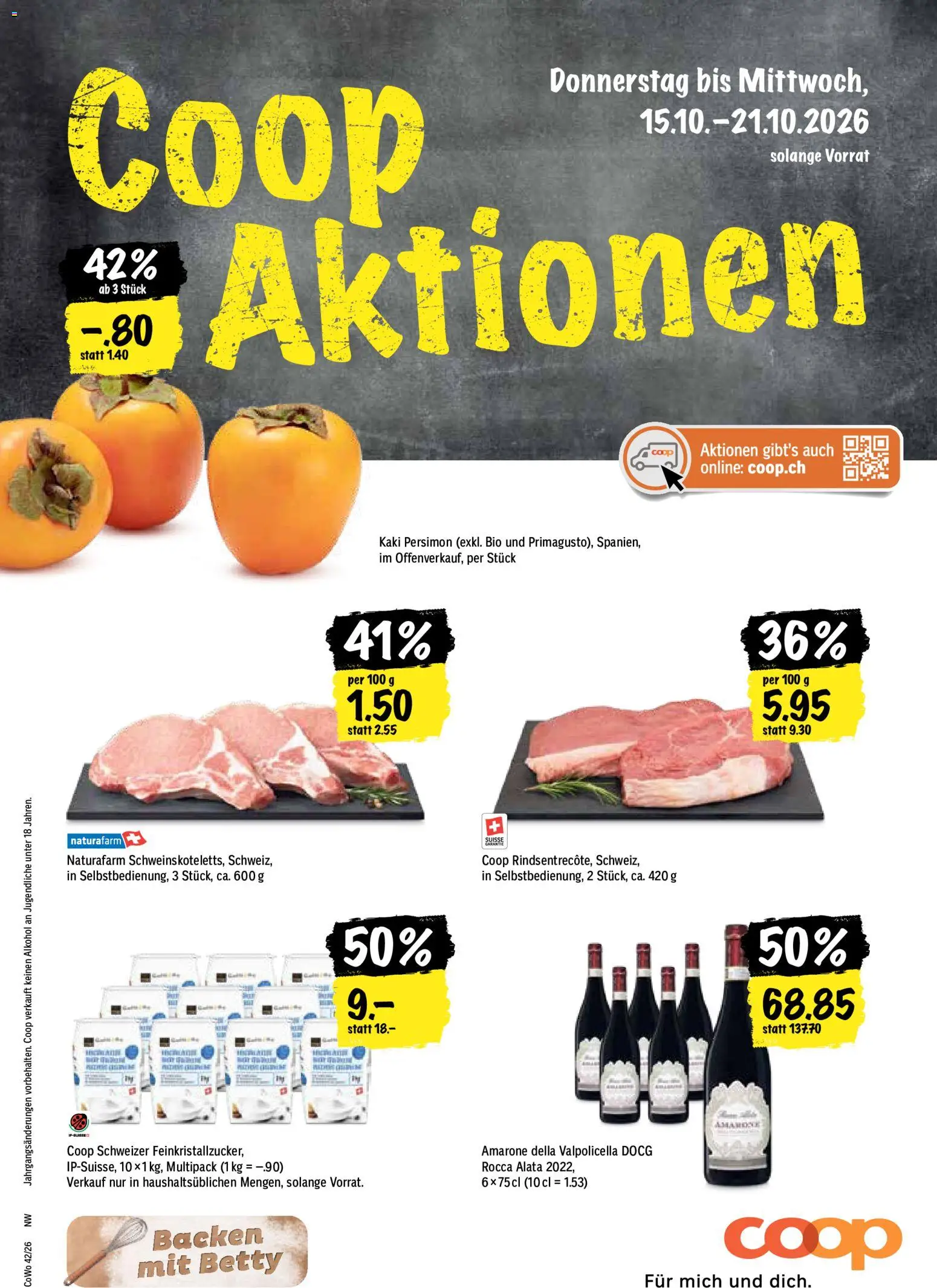 Coop aktionen - Seite 1- gültig ab 15.10.2026