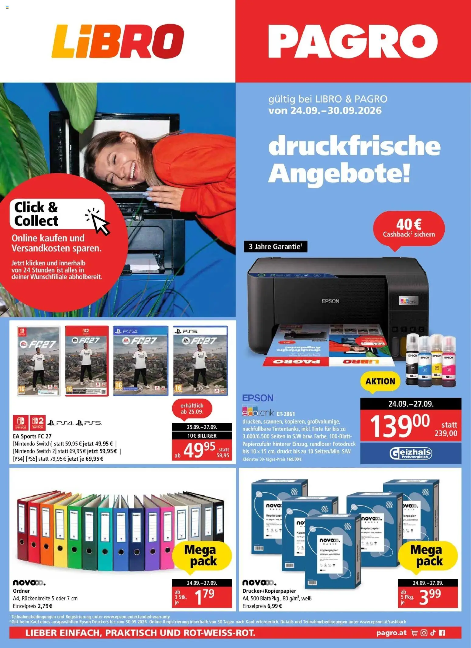 Pagro-Diskont Aktuelle Angebote - Seite 1- gültig ab 24.09.2026