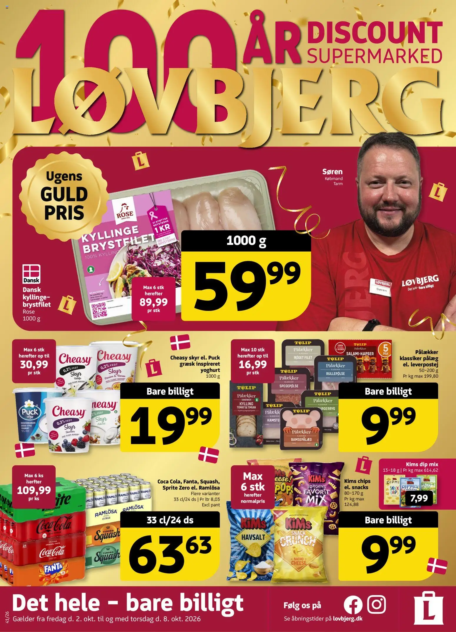 Løvbjerg - Tilbudsavis uge 41 - side 1- gyldig fra 02/10/2026