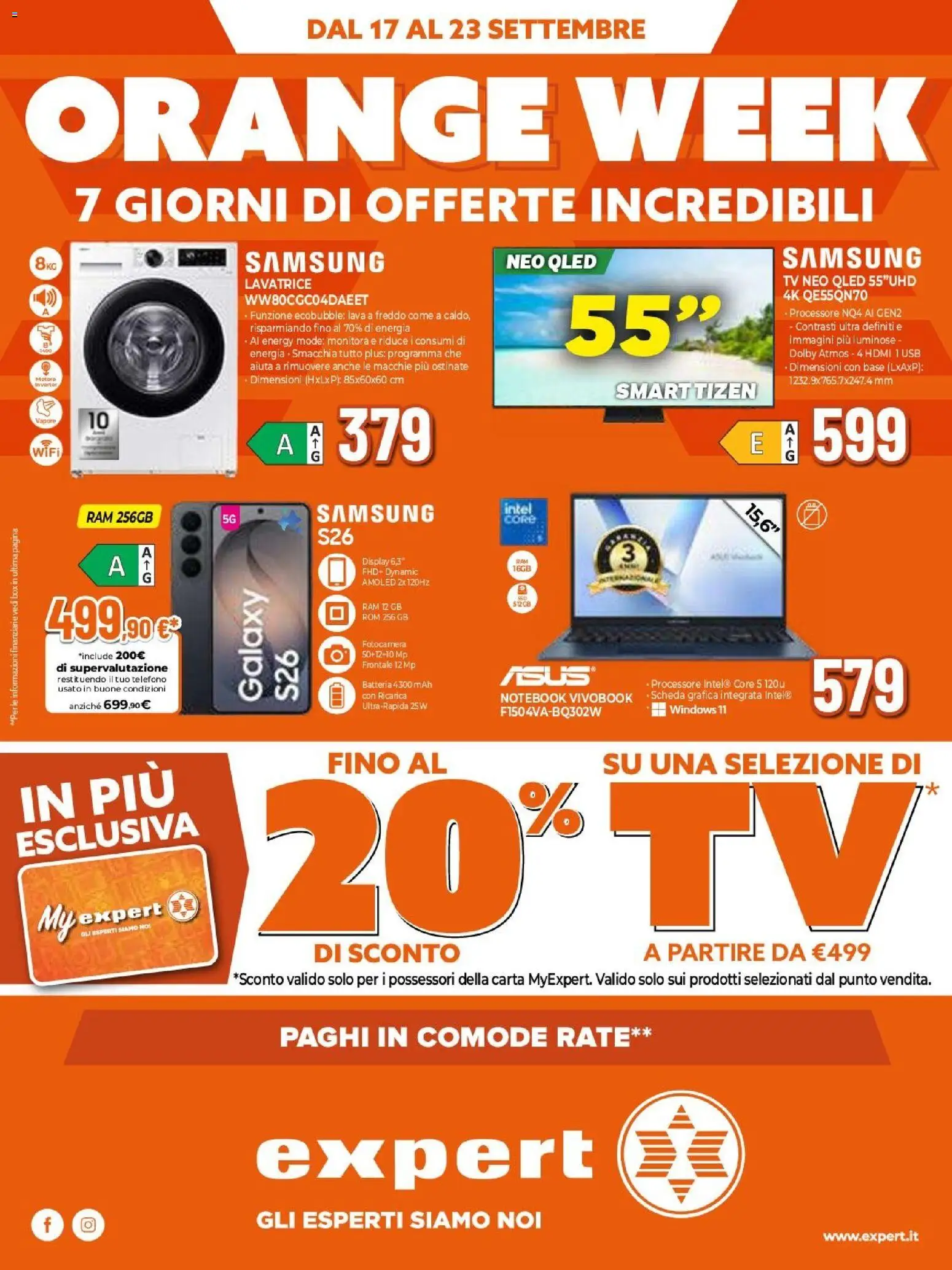 Expert volantino - pagina 1 - valido dal 17/09/2026