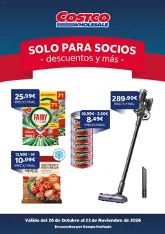 Vista previa del folleto Costco catálogo válido desde 26/10/2026