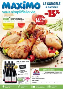 Aperçu Maximo catalogue valable à partir du 28/09/2026